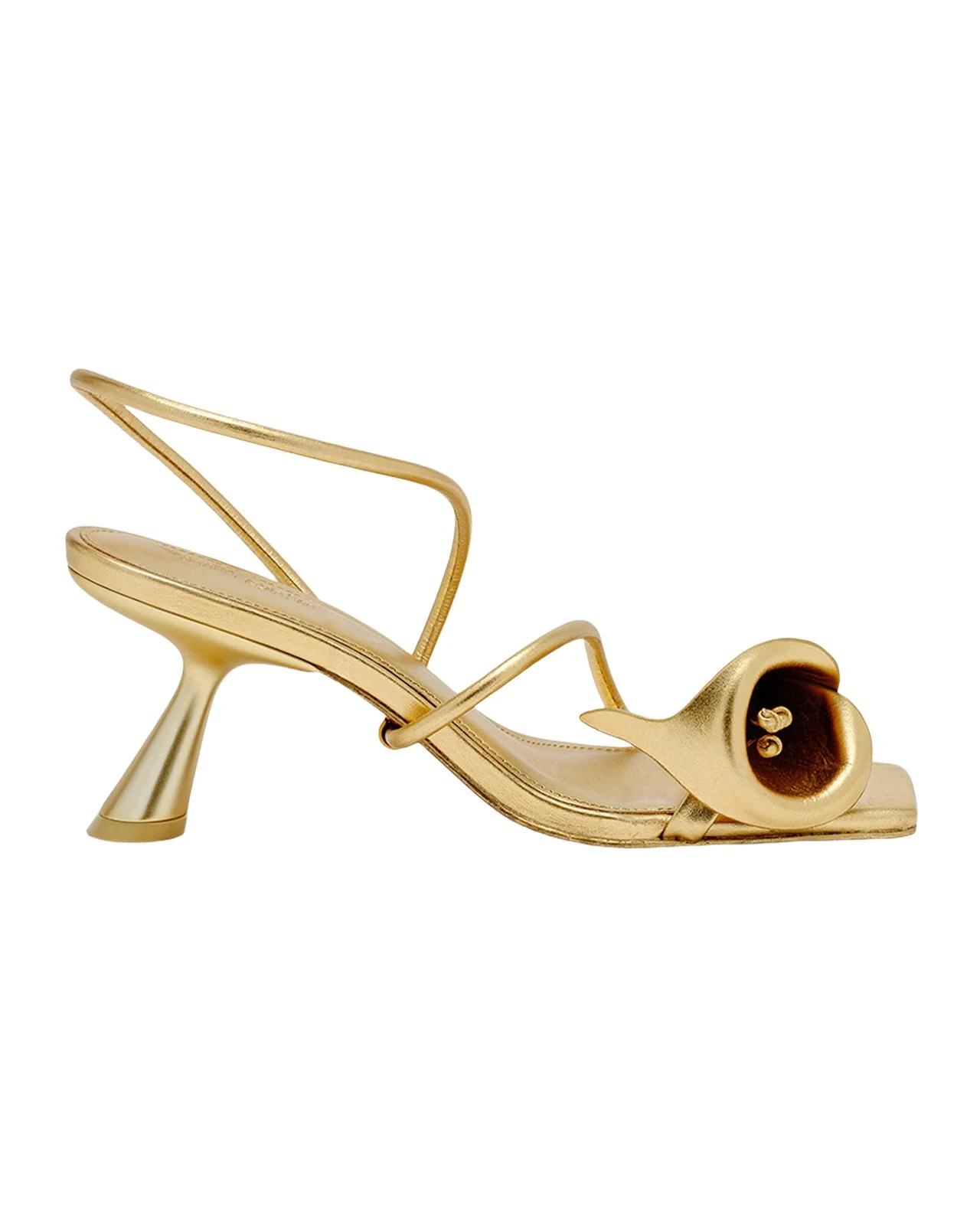 Ria Calla Lily Metallic Leather Sandals Ria Calla Lily Metallic Leather Sandals