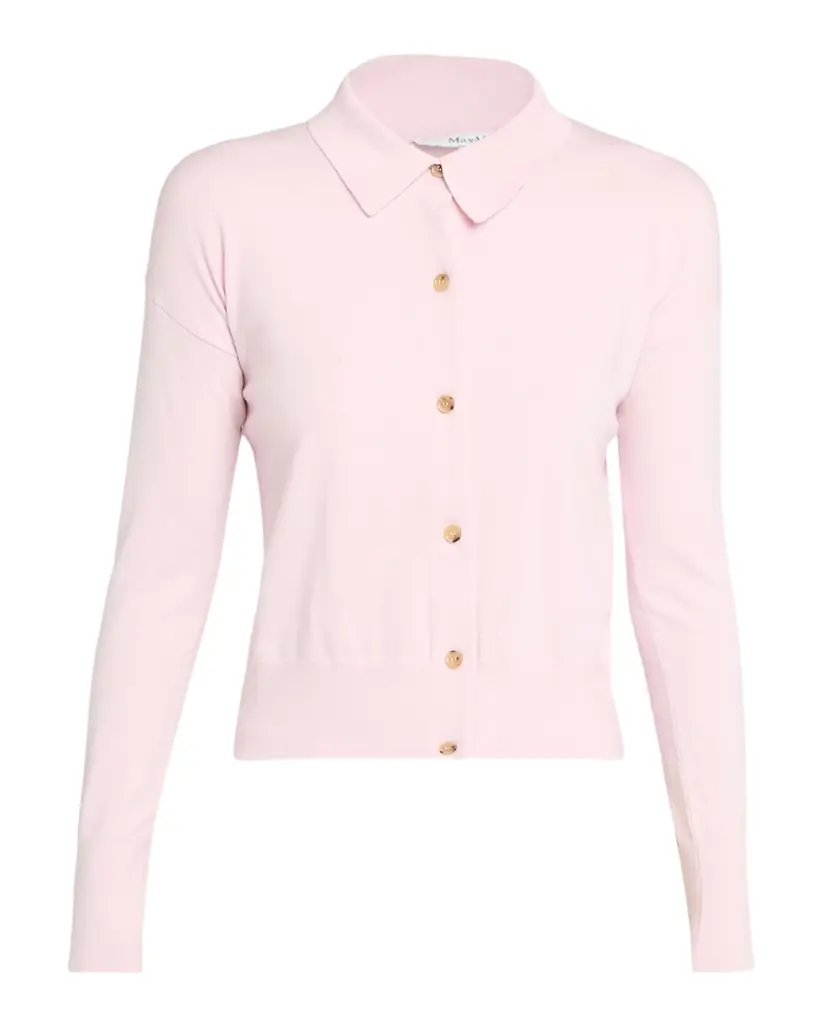 Max Mara Medeola Button-Down Knit Cardigan | Image 1 Max Mara Medeola Button-Down Knit Cardigan | Image 1