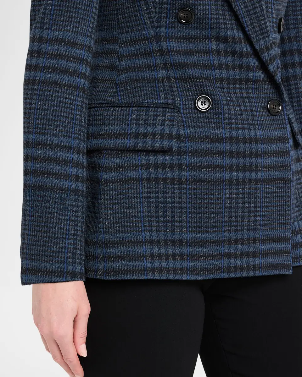 Max Mara Bisso Double-Breasted Plaid Jacket | Thumbnail 5