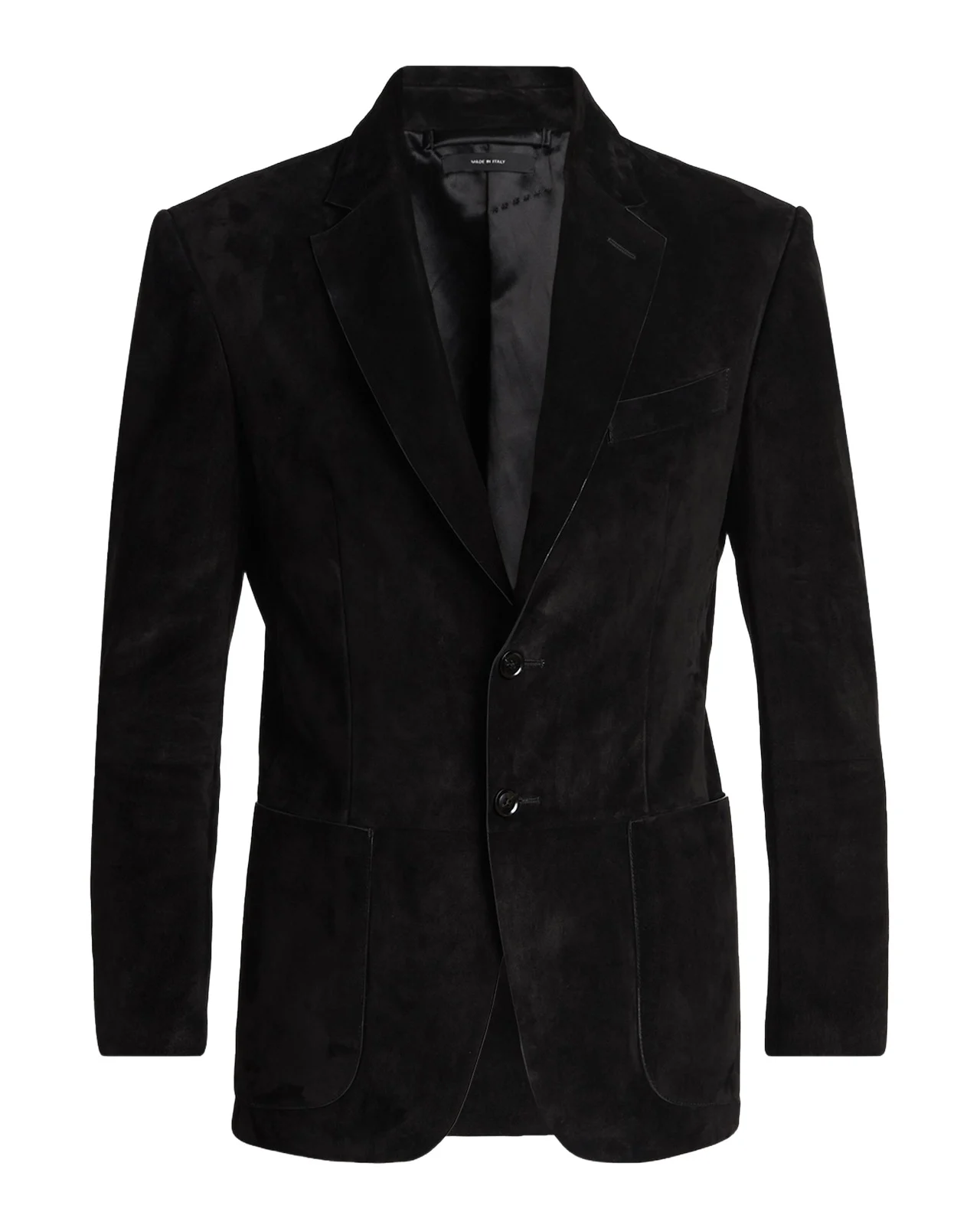 Men's Suede Single-Breasted Blazer Men's Suede Single-Breasted Blazer