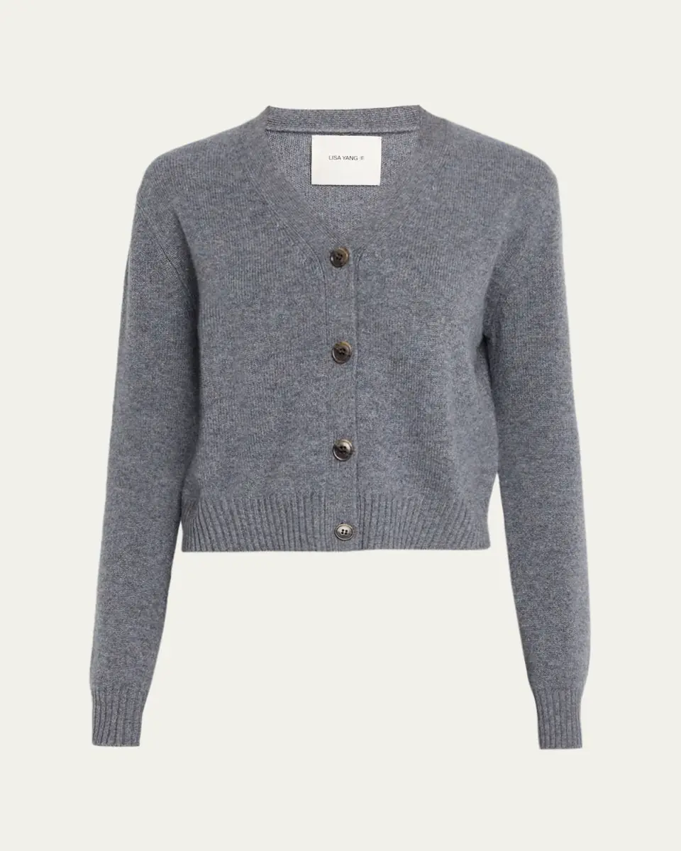 Lisa Yang Marion Cashmere-Silk V-Neck Cardigan | Thumbnail 19 Lisa Yang Marion Cashmere-Silk V-Neck Cardigan | Thumbnail 19