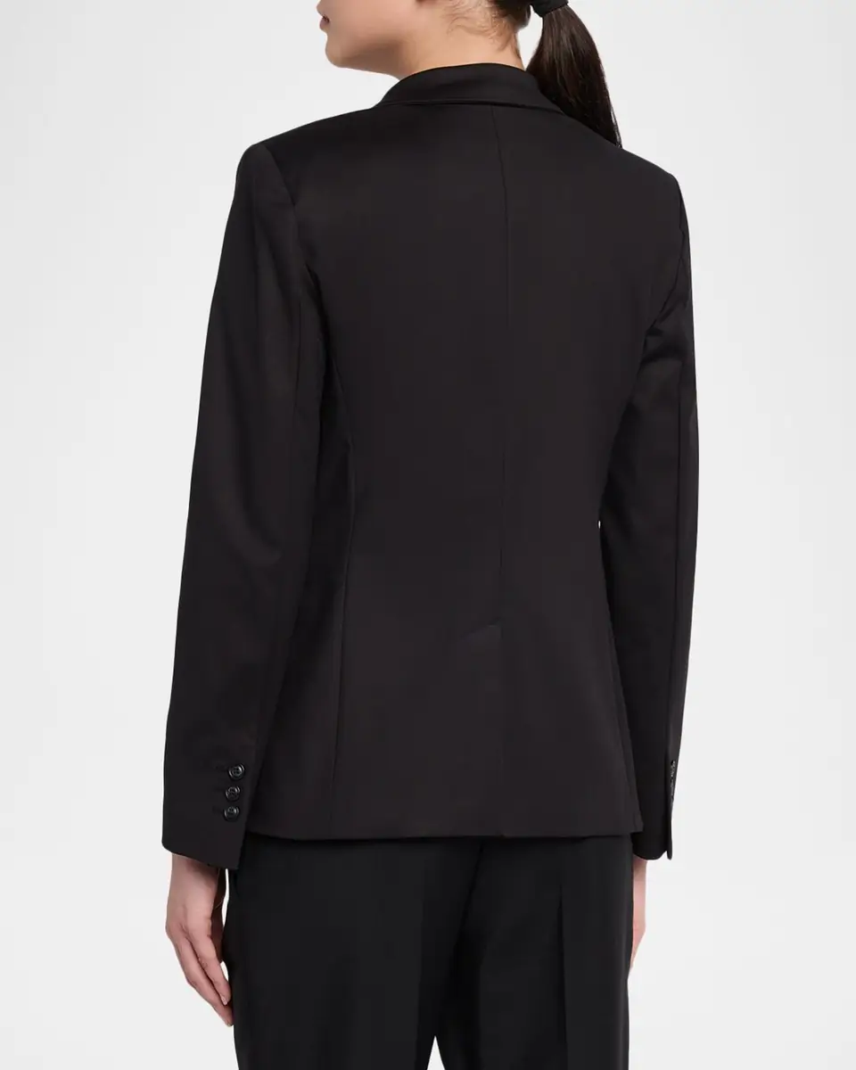 Emporio Armani Cotton Couture Single-Button Blazer | Thumbnail 3