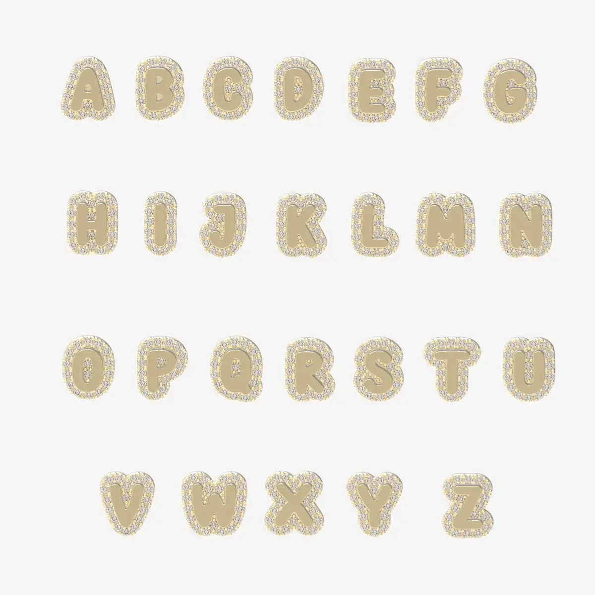 Stephanie Gottlieb Small Bubble with Pave Outline Necklace | Thumbnail 6 Stephanie Gottlieb Small Bubble with Pave Outline Necklace | Thumbnail 6