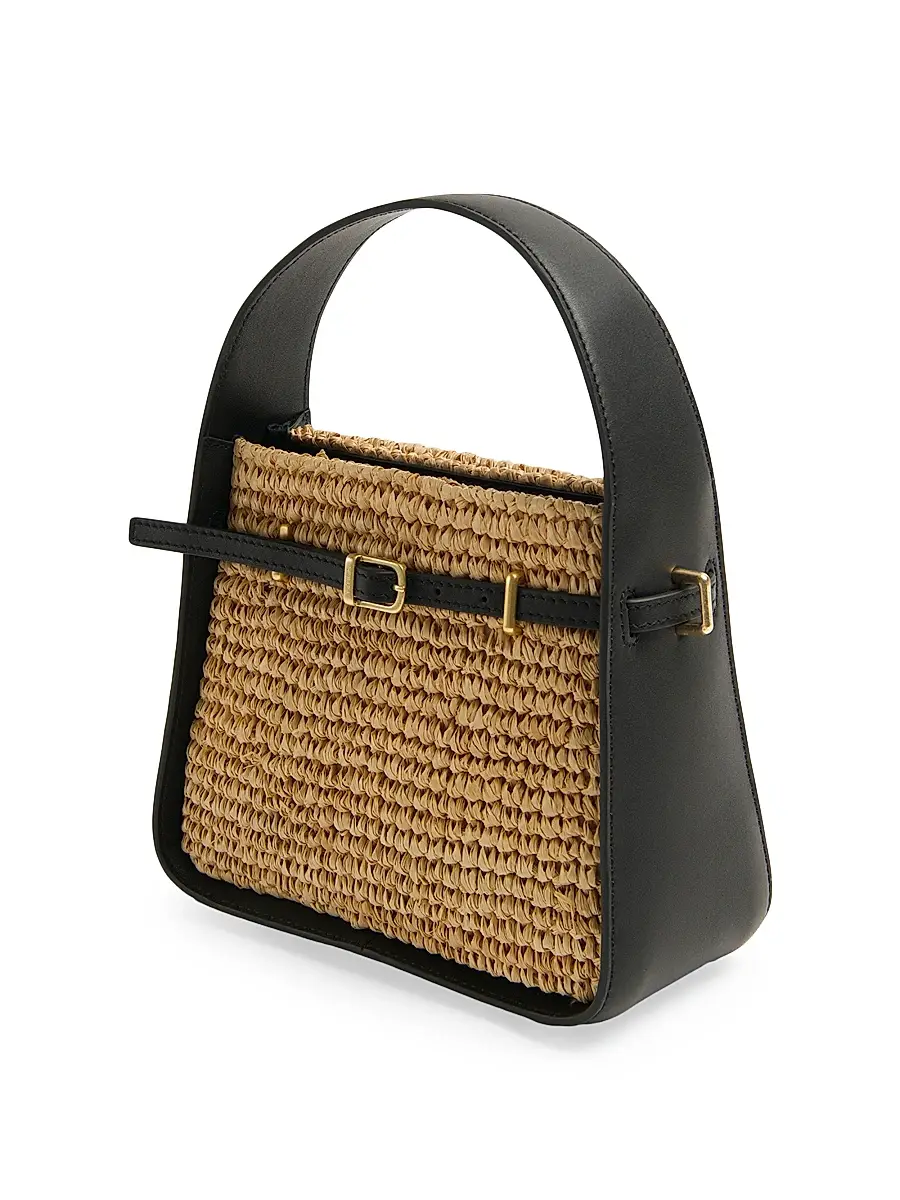 Simkhai Women's Cleo Raffia Mini Bucket Bag | Thumbnail 2 Simkhai Women's Cleo Raffia Mini Bucket Bag | Thumbnail 2