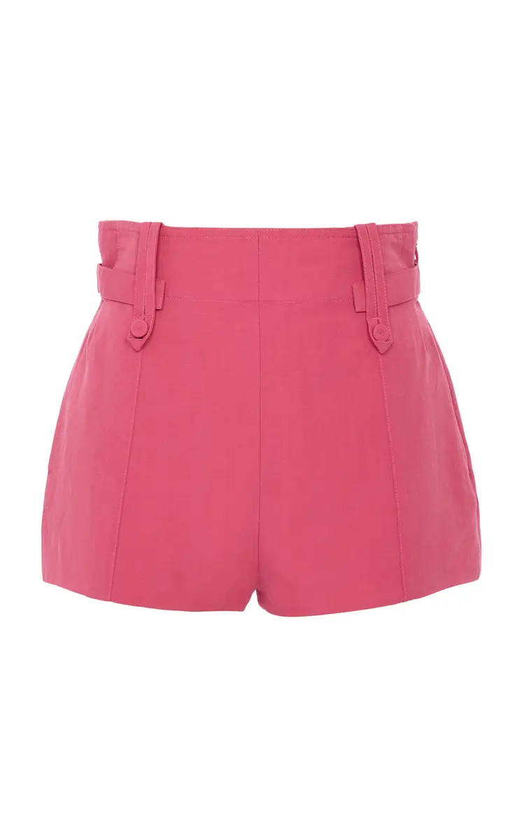 Chloé High-Rise Linen-Blend Shorts | Thumbnail 6 Chloé High-Rise Linen-Blend Shorts | Thumbnail 6