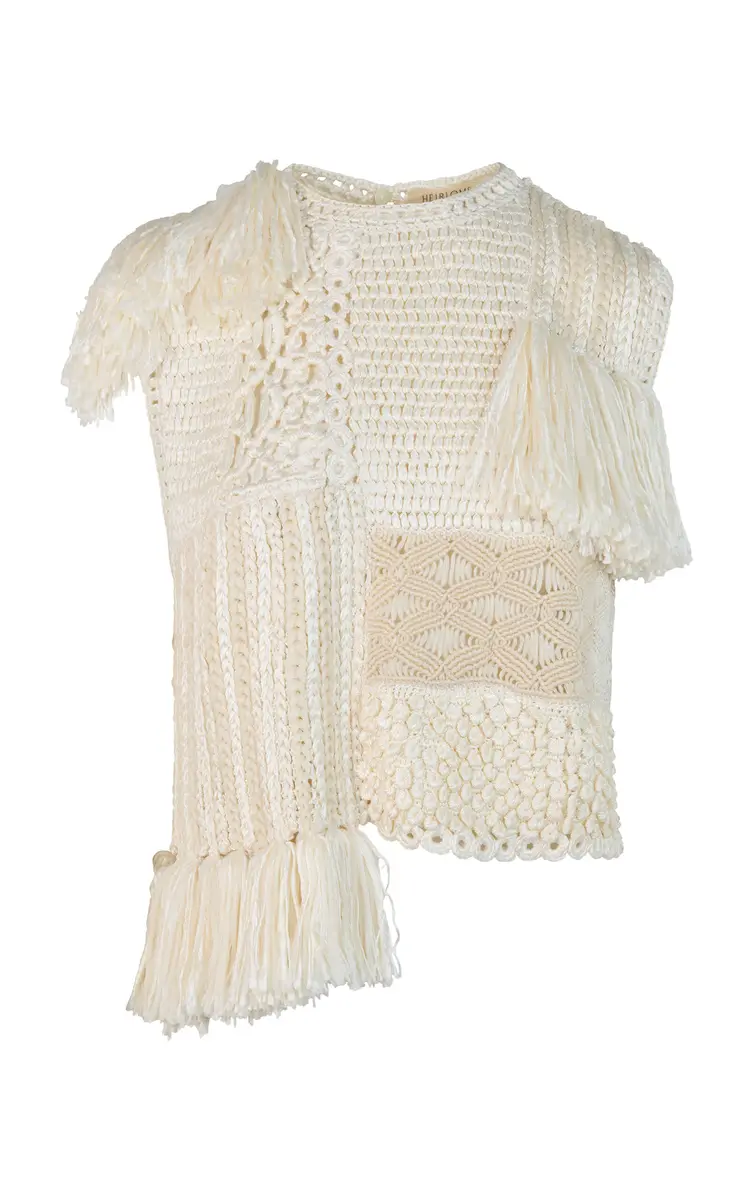 Heirlome Quinn Knit Silk Top