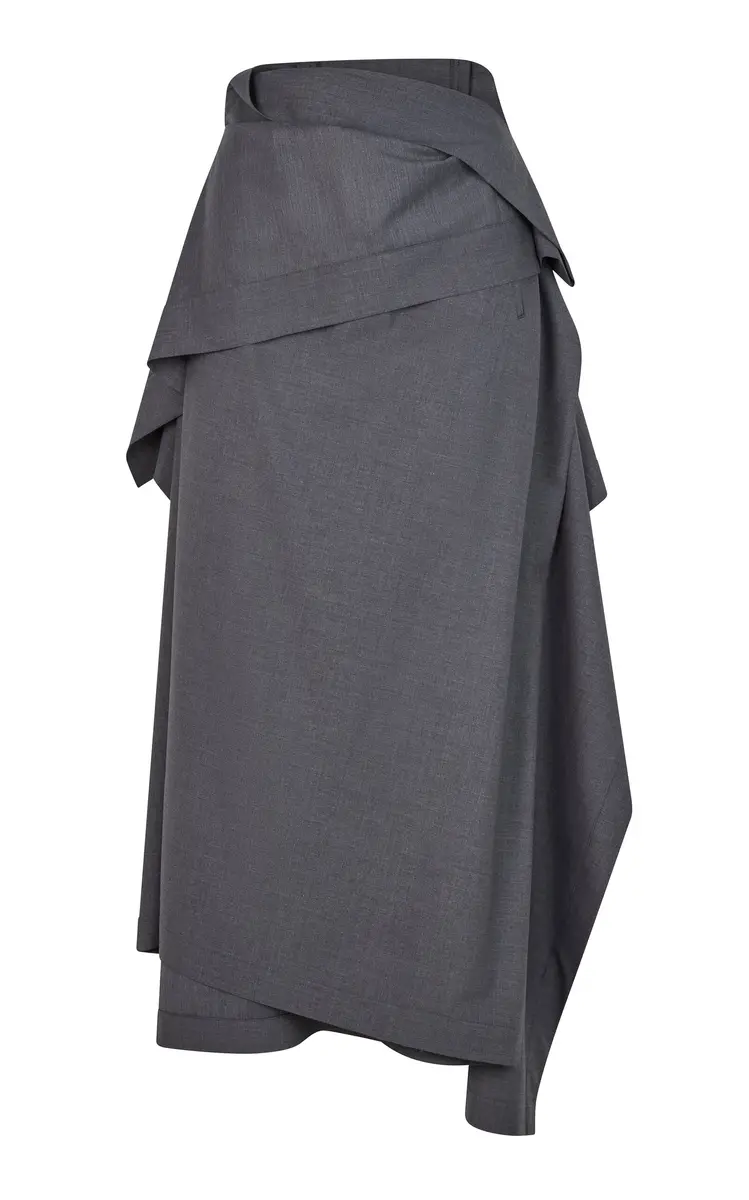 Heirlome Rosario Wool-Blend Maxi Skirt