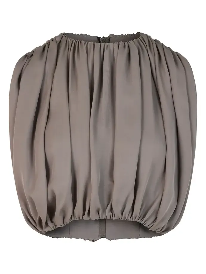 Penny Gathered Silk Top Penny Gathered Silk Top