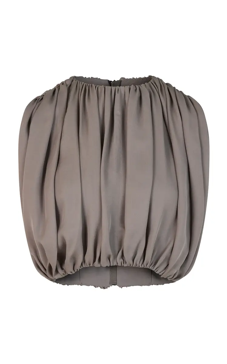 Penny Gathered Silk Top Penny Gathered Silk Top