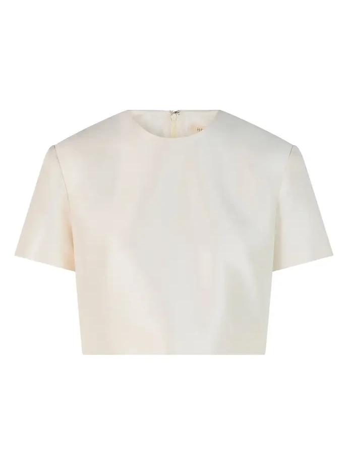 Eliza Cropped Silk Top Eliza Cropped Silk Top