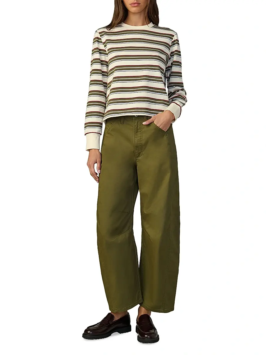 Joe's Jeans Women's The Bowie Cotton Cargo Pants | Thumbnail 2 Joe's Jeans Women's The Bowie Cotton Cargo Pants | Thumbnail 2