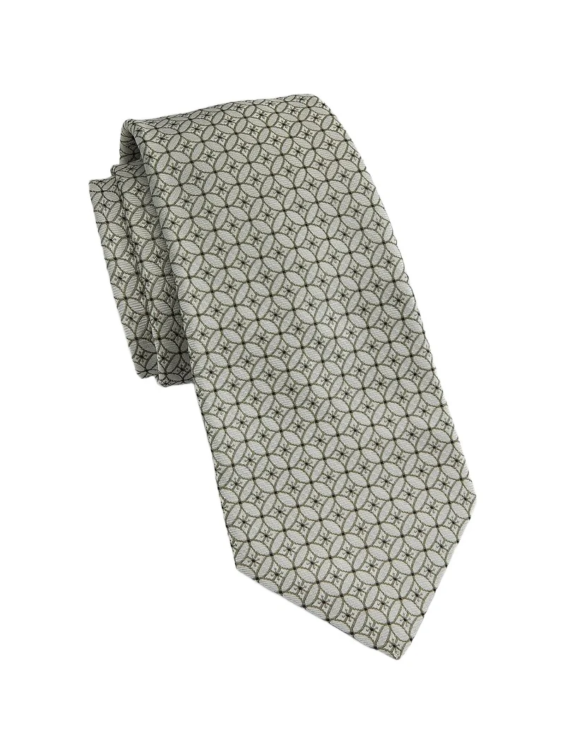 Kiton Men's Interlocking Circles Silk Tie
