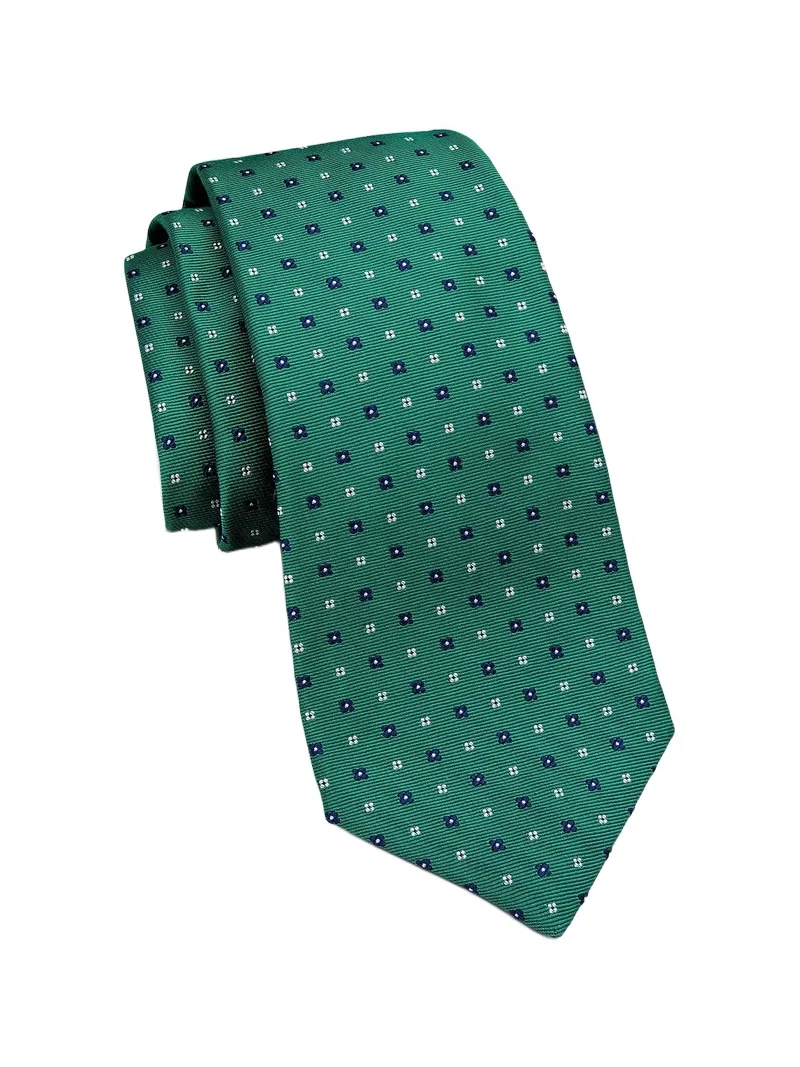 Kiton Men's Clover Silk Tie
