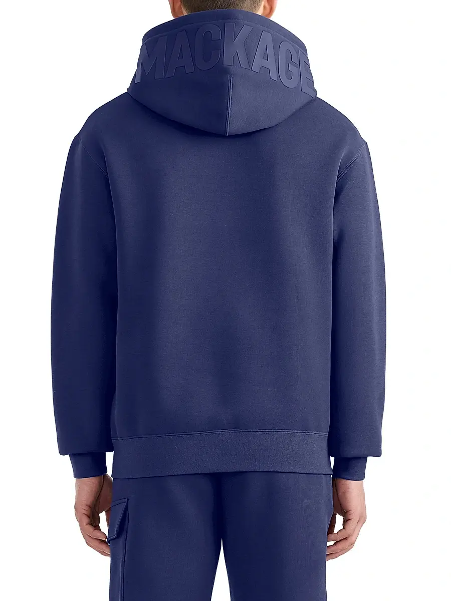 Mackage Men's Kolton Double-Face Jersey Logo Hoodie | Thumbnail 5