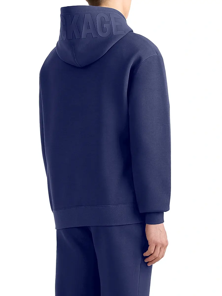 Mackage Men's Kolton Double-Face Jersey Logo Hoodie | Thumbnail 7