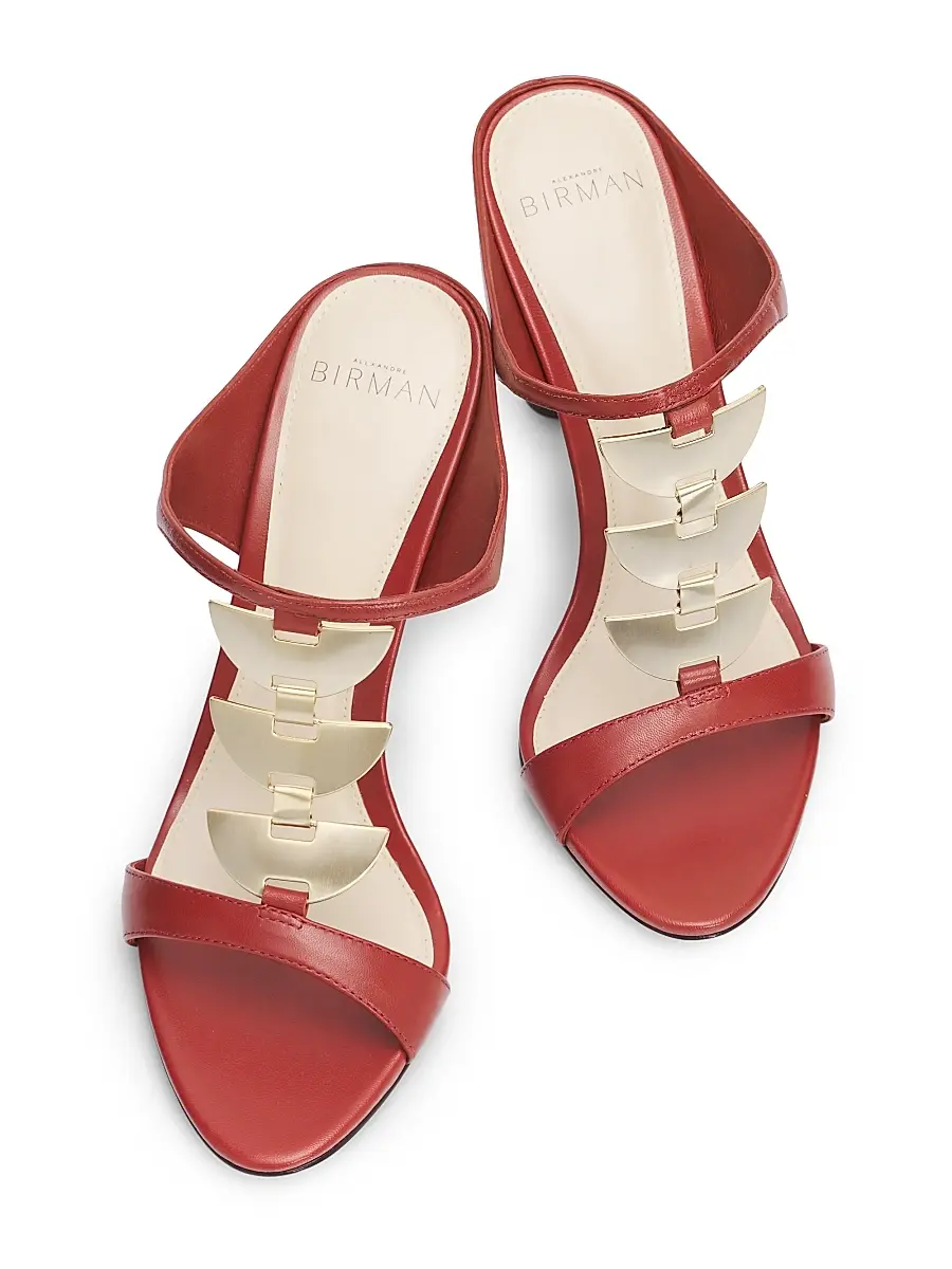 Alexandre Birman Women's Lia 85MM Leather T-Strap Sandals | Thumbnail 4 Alexandre Birman Women's Lia 85MM Leather T-Strap Sandals | Thumbnail 4
