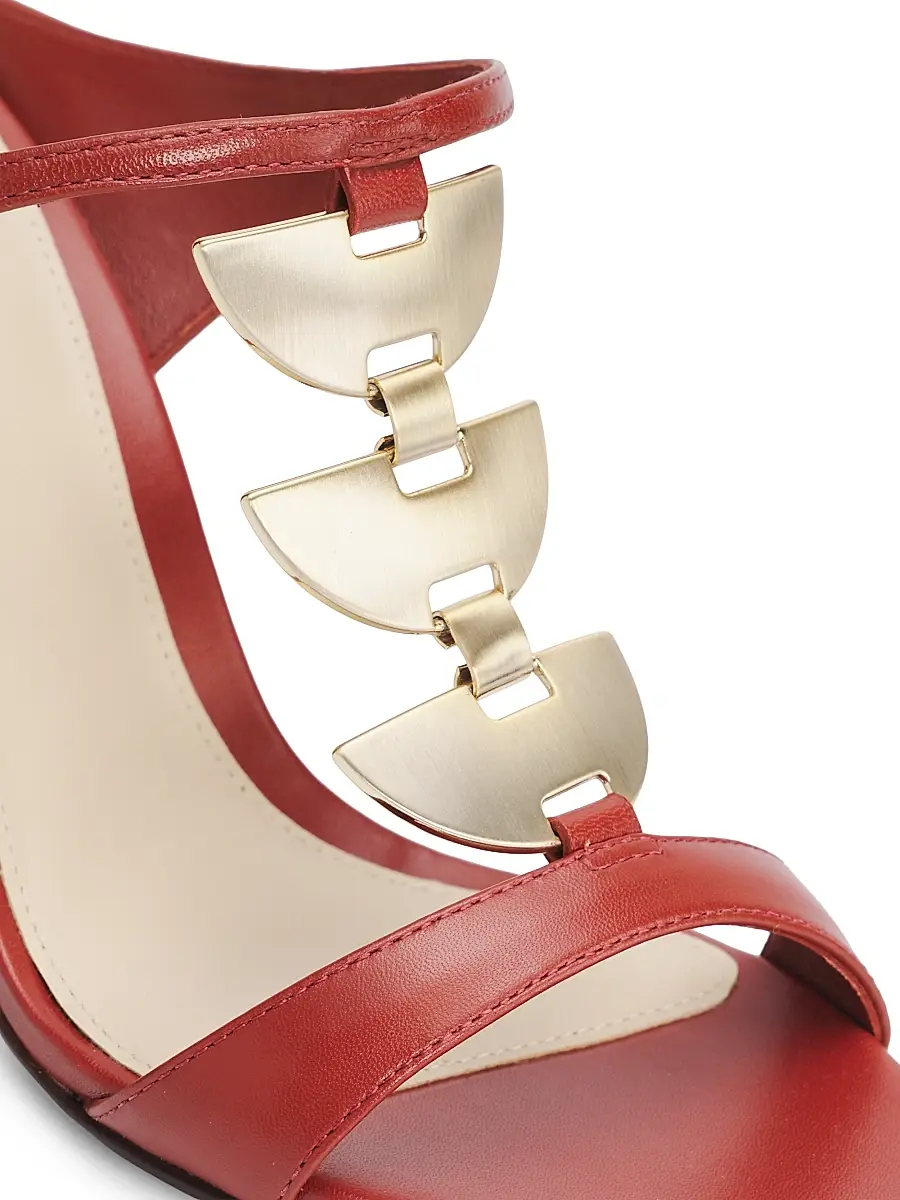 Alexandre Birman Women's Lia 85MM Leather T-Strap Sandals | Thumbnail 5 Alexandre Birman Women's Lia 85MM Leather T-Strap Sandals | Thumbnail 5