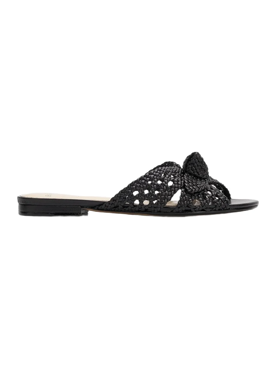 Women's Belinda Woven Leather Flat Sandals