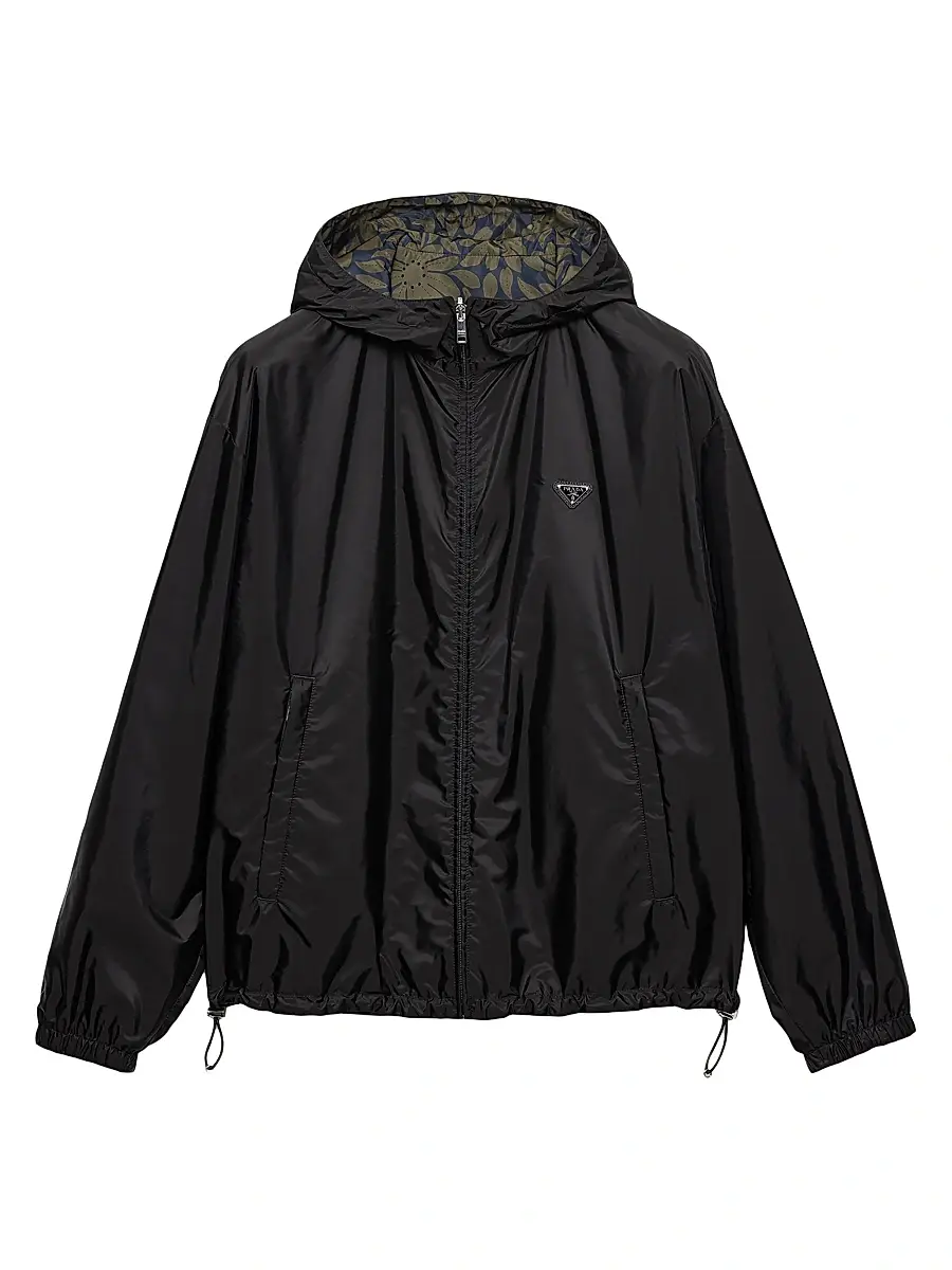 Prada Men's Re-Nylon Jacket - Black | Image 1 Prada Men's Re-Nylon Jacket - Black | Image 1