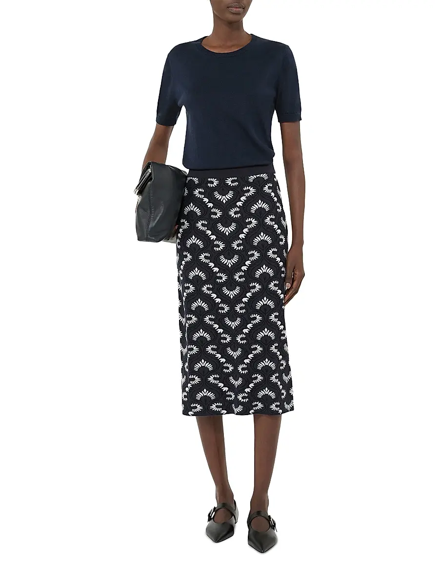 Weekend Max Mara Women's Jacquard Yarn Skirt | Thumbnail 2 Weekend Max Mara Women's Jacquard Yarn Skirt | Thumbnail 2