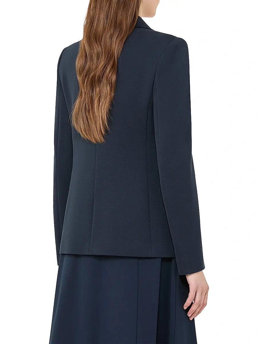 Weekend Max Mara Women's Cotton Jersey Blazer - Navy | Thumbnail 6 Weekend Max Mara Women's Cotton Jersey Blazer - Navy | Thumbnail 6