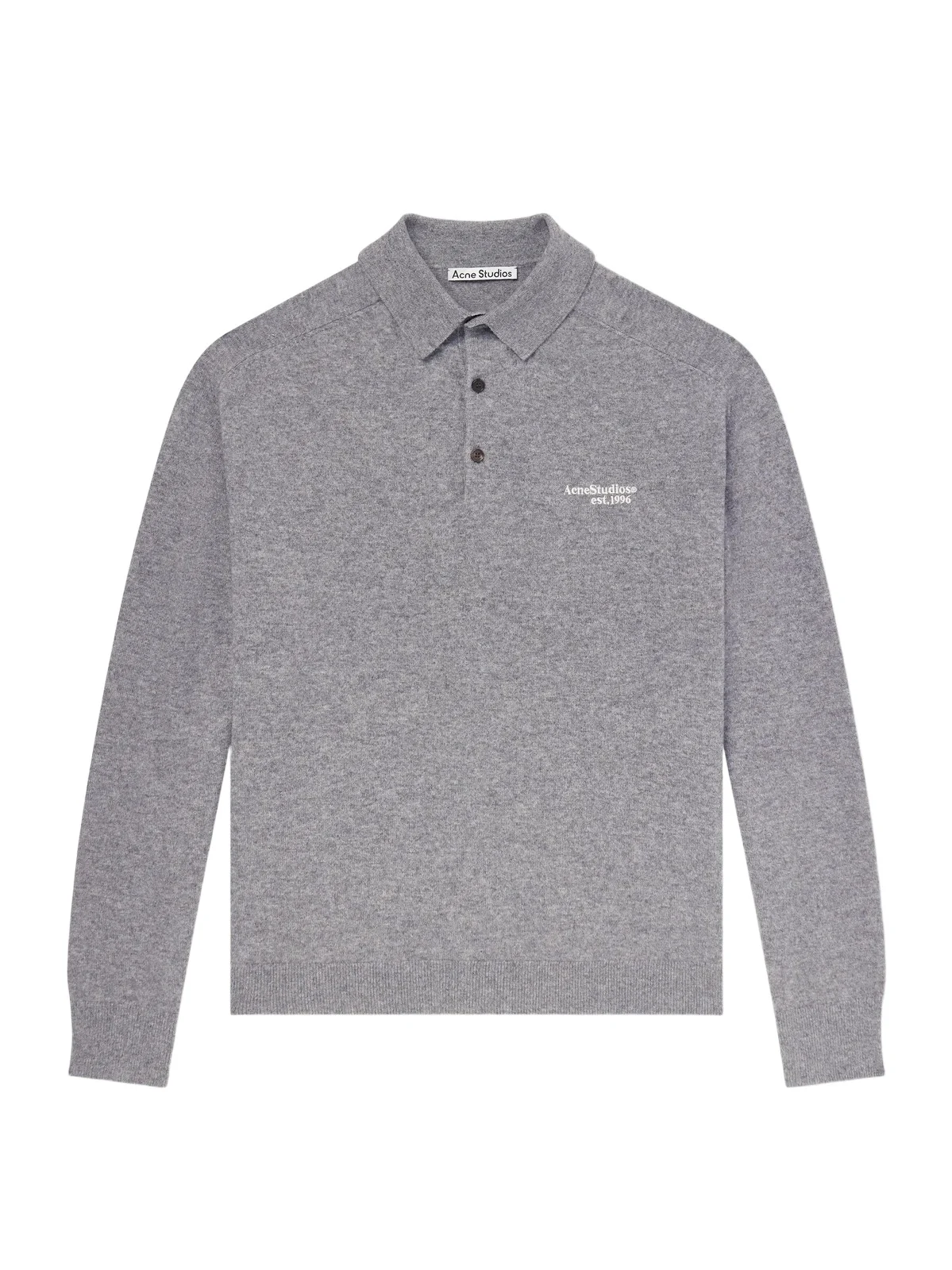 Oversized Logo-Embroidered Wool and Yak-Blend Polo Sweater - Men Oversized Logo-Embroidered Wool and Yak-Blend Polo Sweater - Men