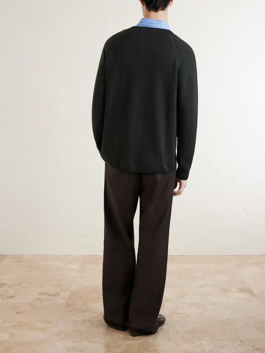 Margaret Howell MHL. Merino Wool Sweatshirt - Men | Thumbnail 4 Margaret Howell MHL. Merino Wool Sweatshirt - Men | Thumbnail 4