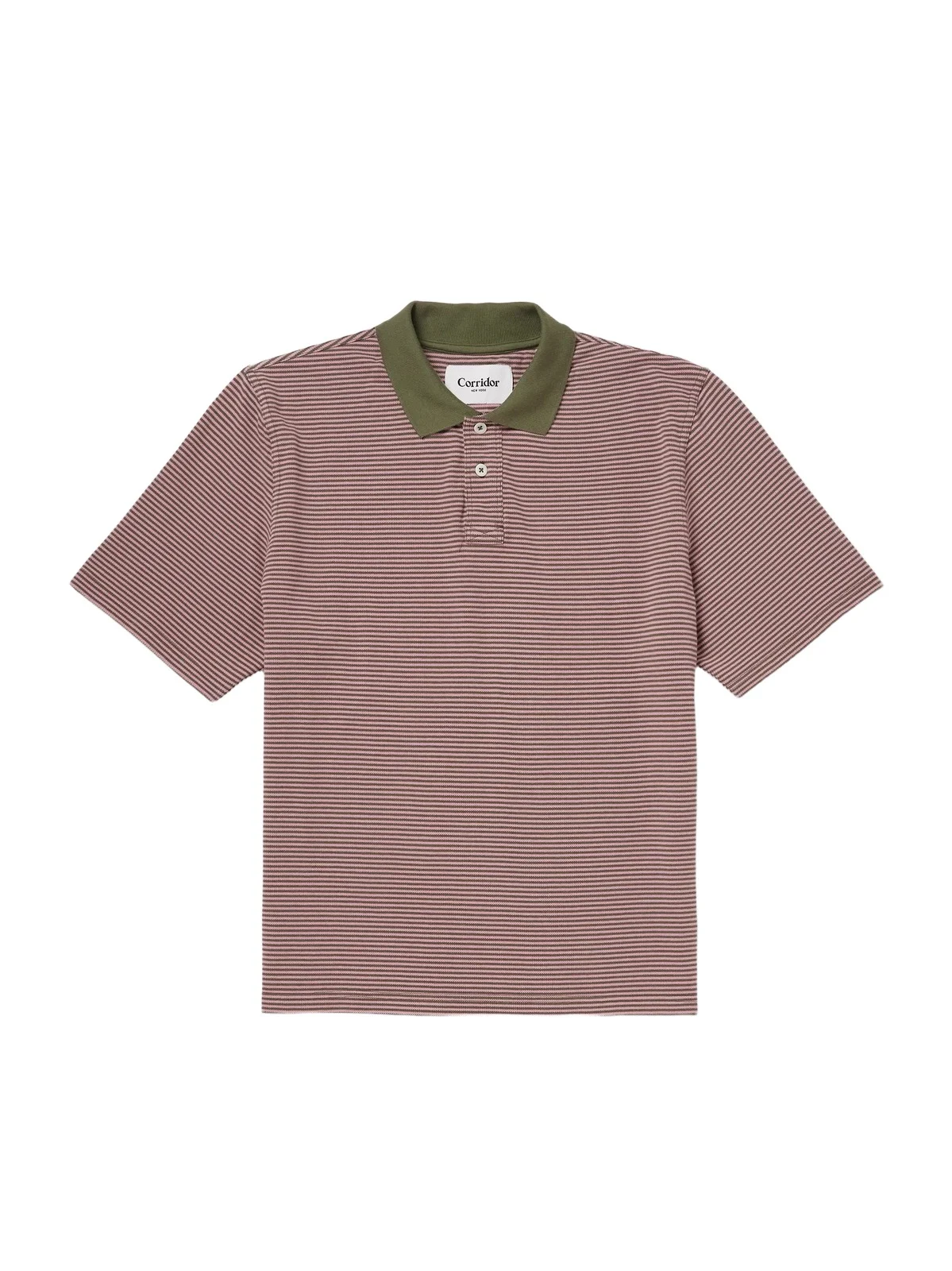 Striped Cotton-Piqué Polo Shirt - Men Striped Cotton-Piqué Polo Shirt - Men