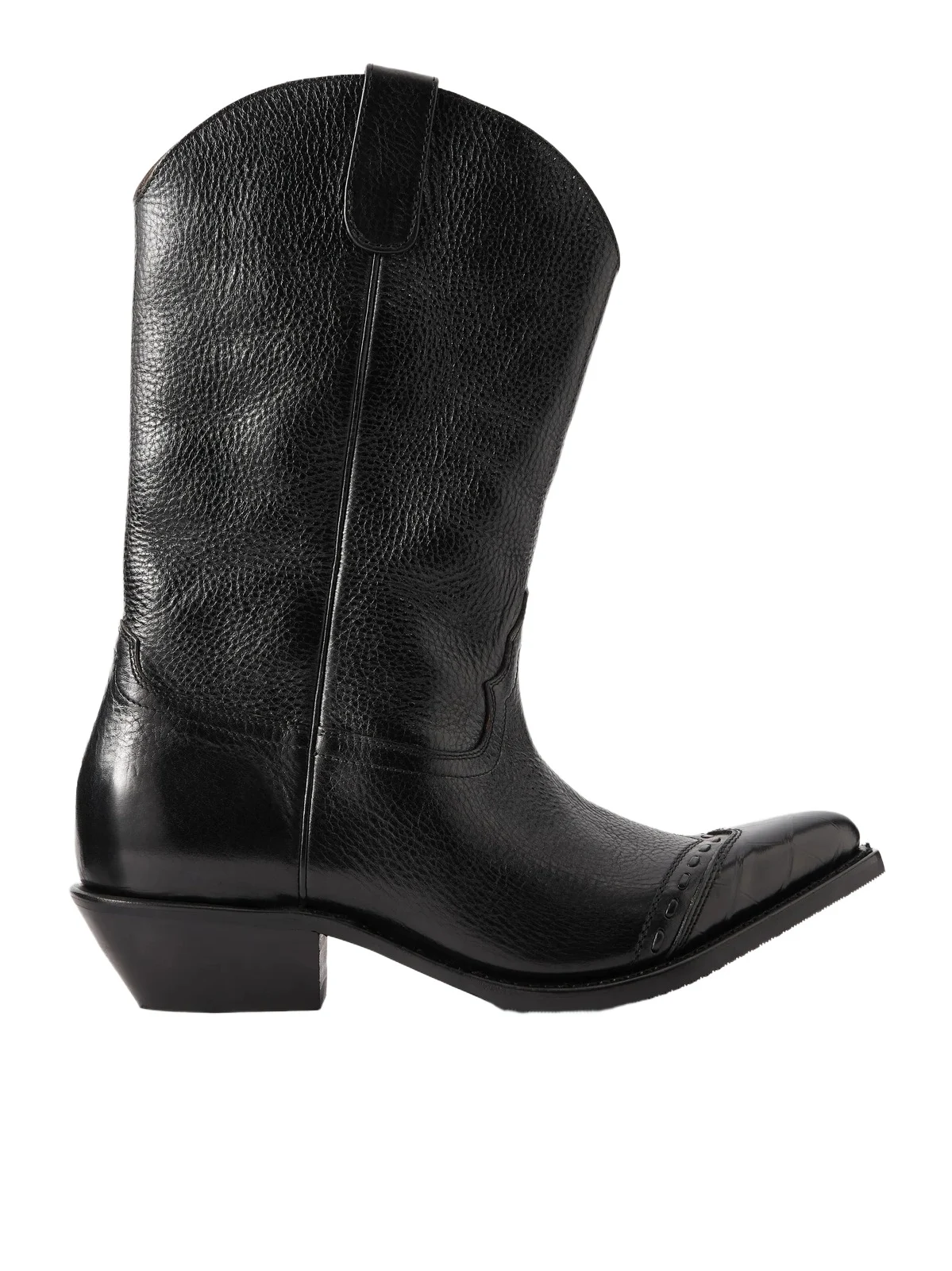 Our Legacy Consultant Full-Grain Leather Boots - Men