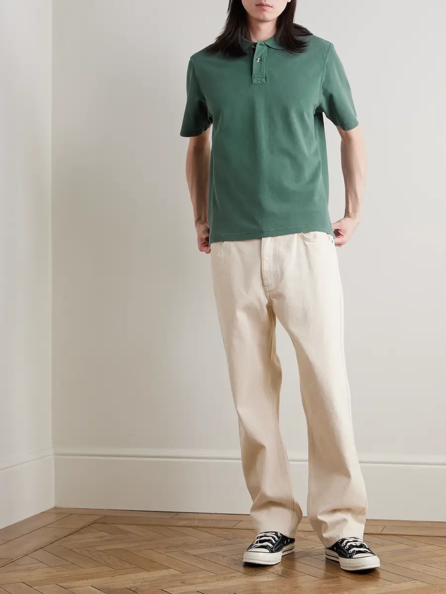Corridor Garment-Dyed Cotton-Piqué Polo Shirt - Men | Thumbnail 2 Corridor Garment-Dyed Cotton-Piqué Polo Shirt - Men | Thumbnail 2