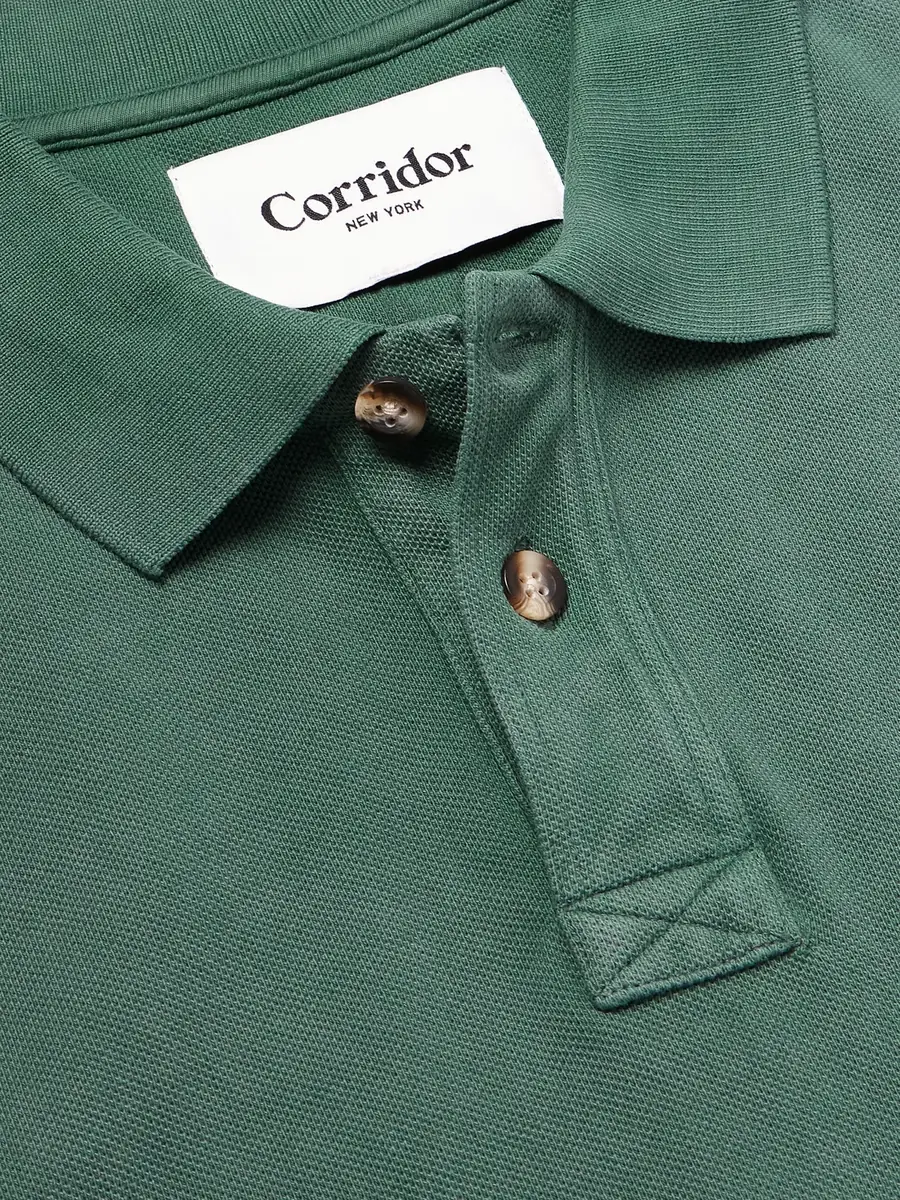 Corridor Garment-Dyed Cotton-Piqué Polo Shirt - Men | Thumbnail 4 Corridor Garment-Dyed Cotton-Piqué Polo Shirt - Men | Thumbnail 4