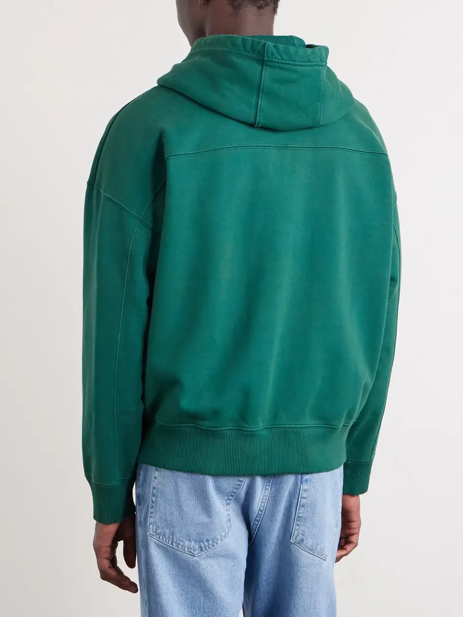 Polo Ralph Lauren Logo-Appliquéd Cotton-Jersey Zip-Up Hoodie - Men | Thumbnail 4
