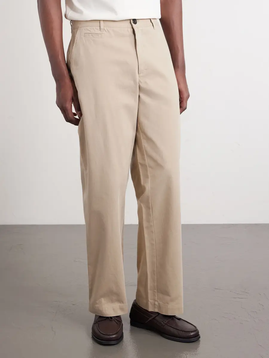 Portuguese Flannel Labura Straight-Leg Organic Cotton-Twill Trousers - Men | Thumbnail 3 Portuguese Flannel Labura Straight-Leg Organic Cotton-Twill Trousers - Men | Thumbnail 3