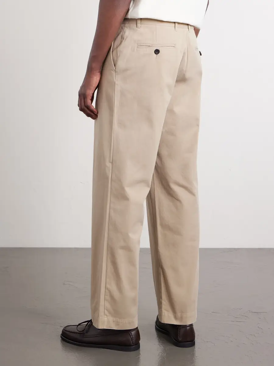 Portuguese Flannel Labura Straight-Leg Organic Cotton-Twill Trousers - Men | Thumbnail 4 Portuguese Flannel Labura Straight-Leg Organic Cotton-Twill Trousers - Men | Thumbnail 4