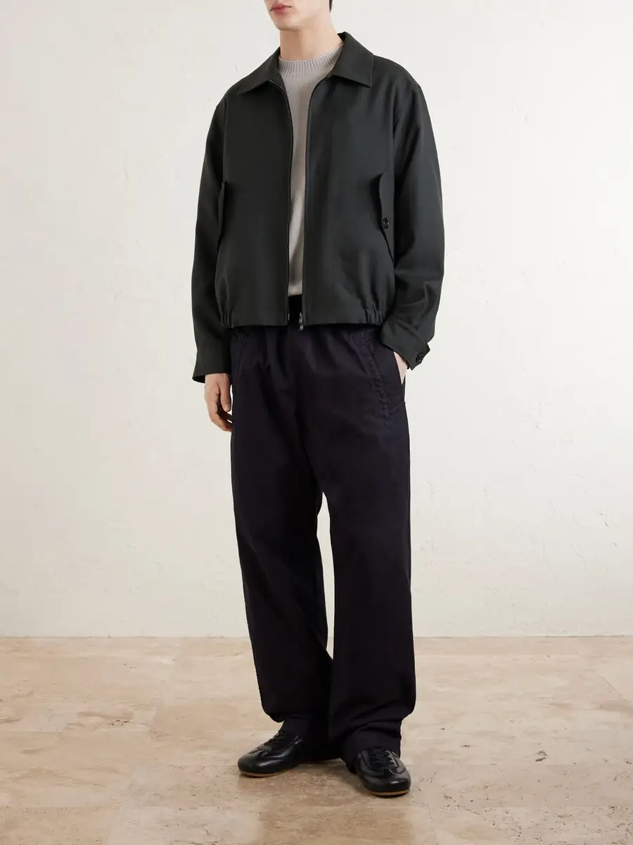 Margaret Howell Virgin Wool Blouson Jacket - Men | Thumbnail 2 Margaret Howell Virgin Wool Blouson Jacket - Men | Thumbnail 2
