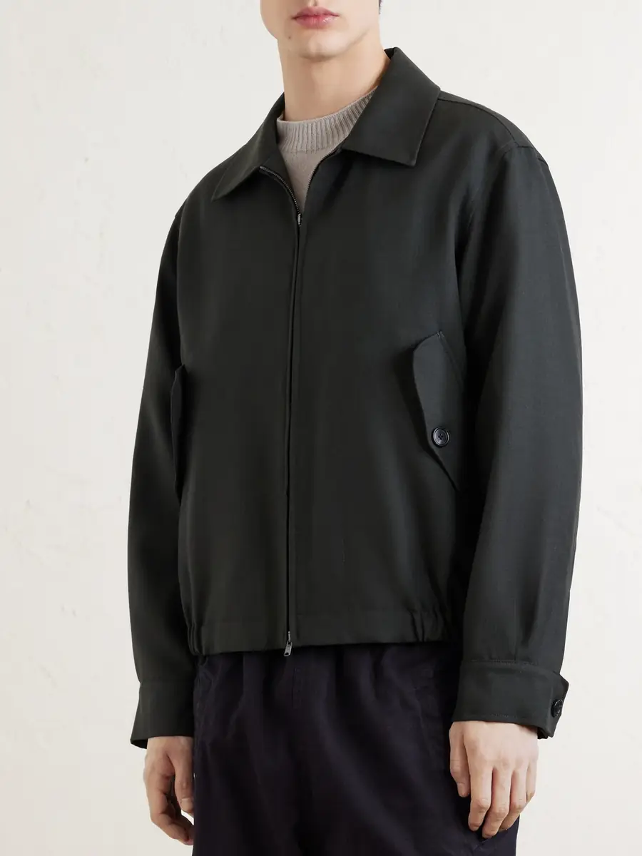 Margaret Howell Virgin Wool Blouson Jacket - Men | Thumbnail 3 Margaret Howell Virgin Wool Blouson Jacket - Men | Thumbnail 3