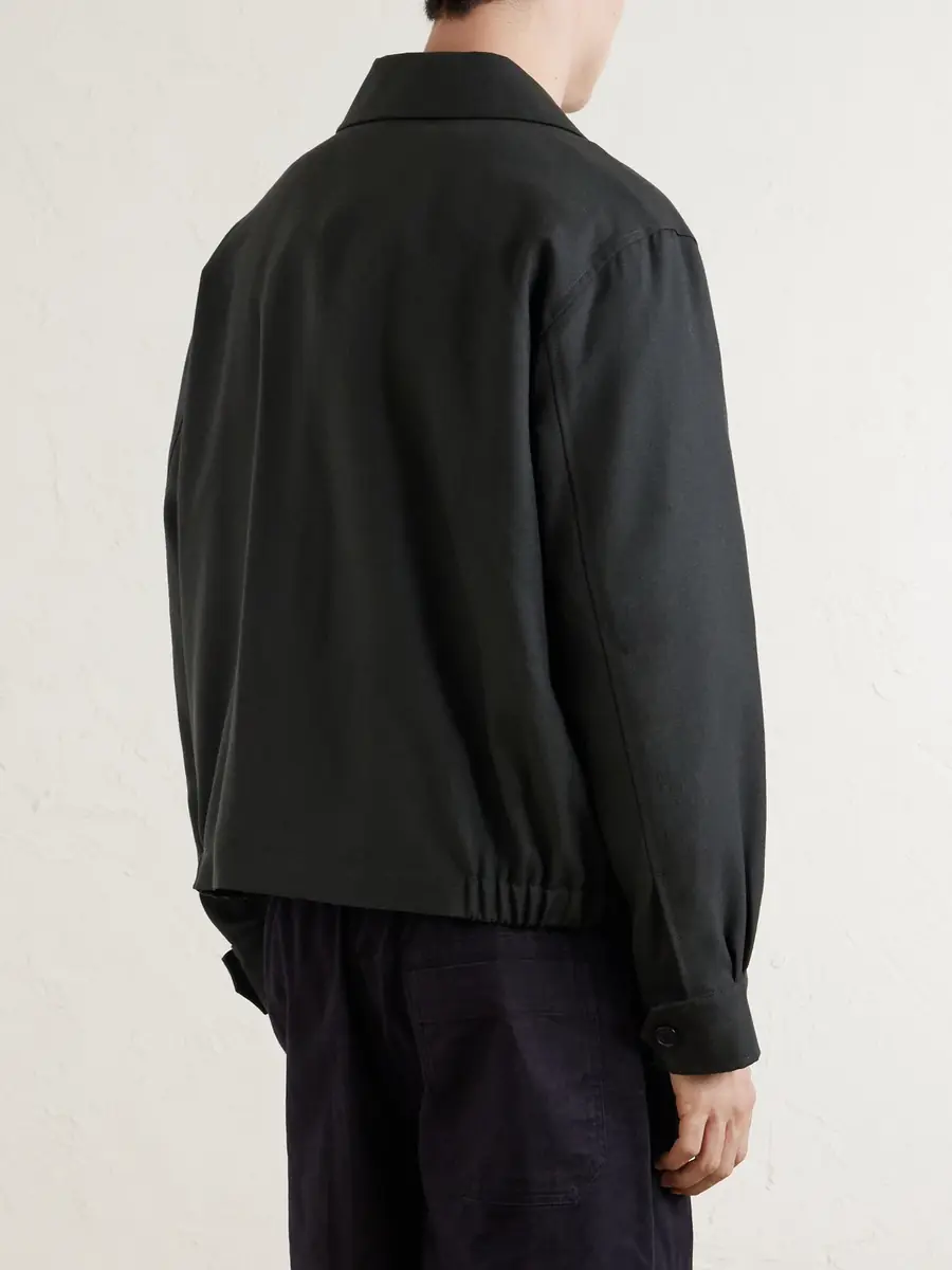 Margaret Howell Virgin Wool Blouson Jacket - Men | Thumbnail 4 Margaret Howell Virgin Wool Blouson Jacket - Men | Thumbnail 4