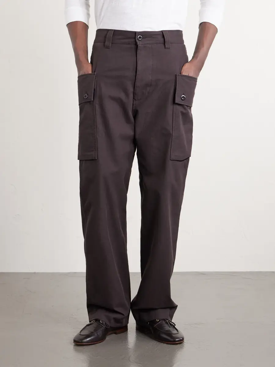 Margaret Howell Straight-Leg Cotton-Twill Cargo Trousers - Men | Thumbnail 3 Margaret Howell Straight-Leg Cotton-Twill Cargo Trousers - Men | Thumbnail 3