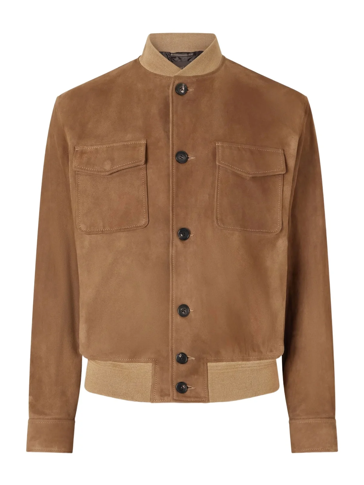 Slowear Suede Bomber Jacket - Men