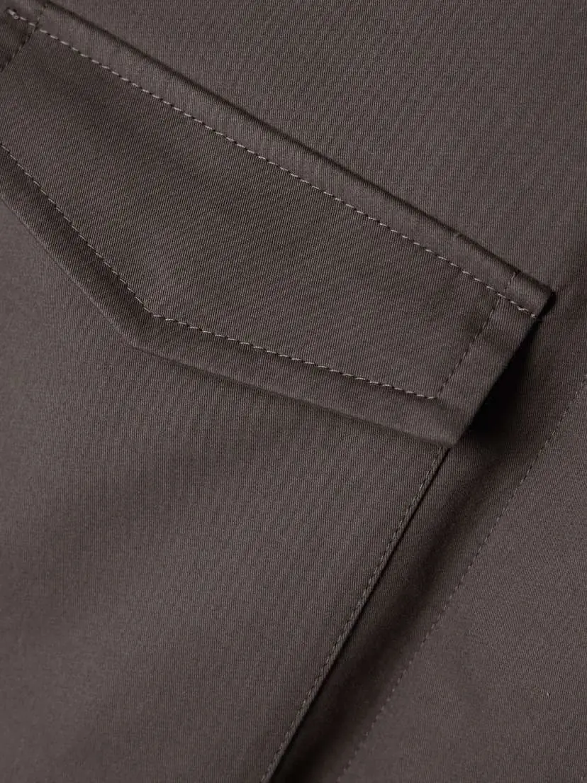 The Row Floriane Stretch Cotton And Cashmere-blend Field Jacket | Thumbnail 4