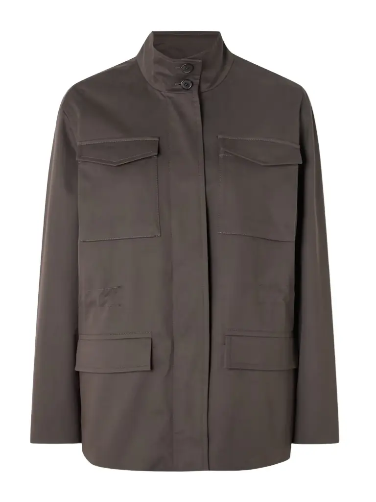 The Row Floriane Stretch Cotton And Cashmere-blend Field Jacket | Image 1 The Row Floriane Stretch Cotton And Cashmere-blend Field Jacket | Image 1