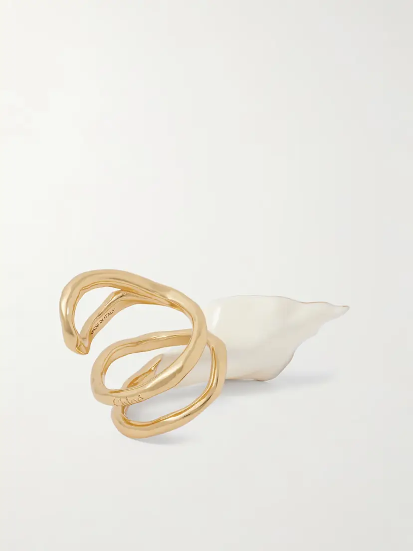 Chloé tone And Enamel Ring | Thumbnail 3 Chloé tone And Enamel Ring | Thumbnail 3