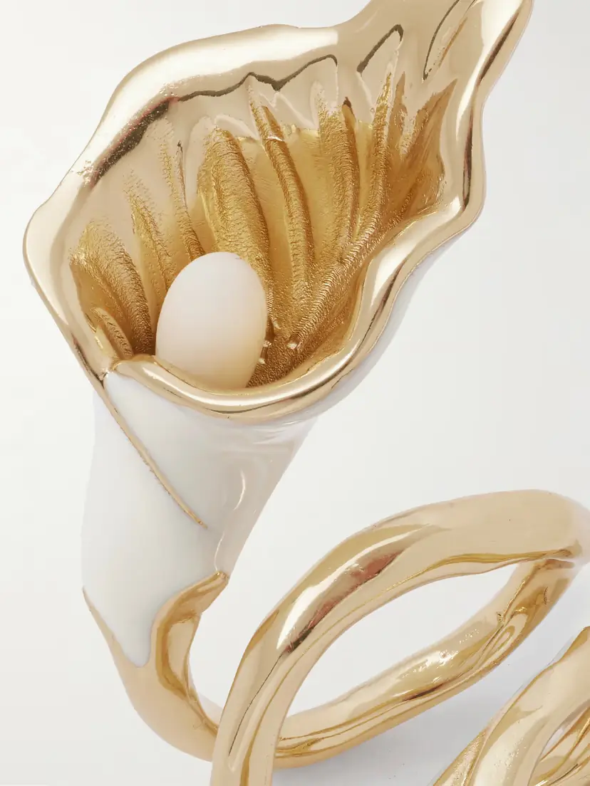Chloé tone And Enamel Ring | Thumbnail 4 Chloé tone And Enamel Ring | Thumbnail 4