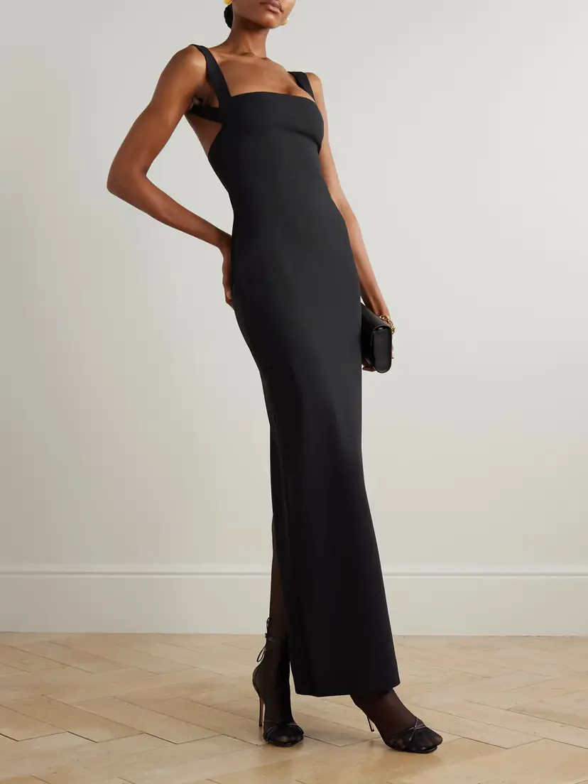 Solace London Joni Stretch-crepe Maxi Dress | Thumbnail 2 Solace London Joni Stretch-crepe Maxi Dress | Thumbnail 2