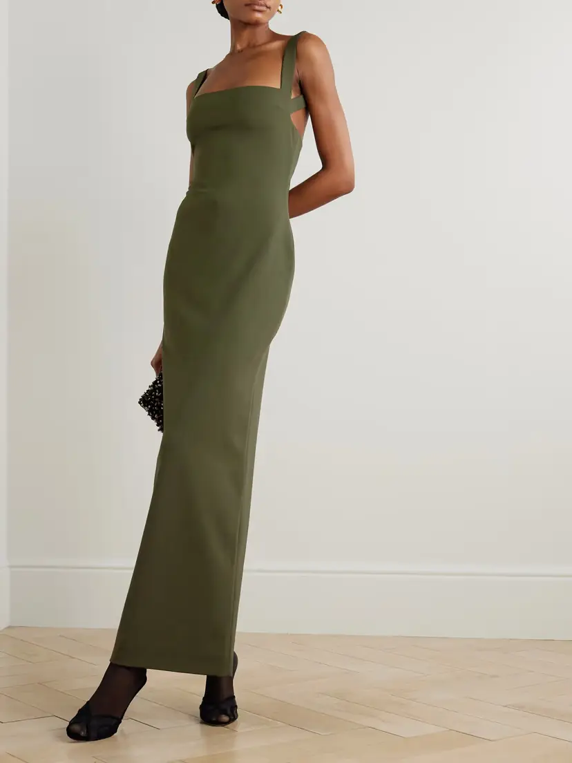 Solace London Joni Stretch-crepe Maxi Dress | Thumbnail 2 Solace London Joni Stretch-crepe Maxi Dress | Thumbnail 2