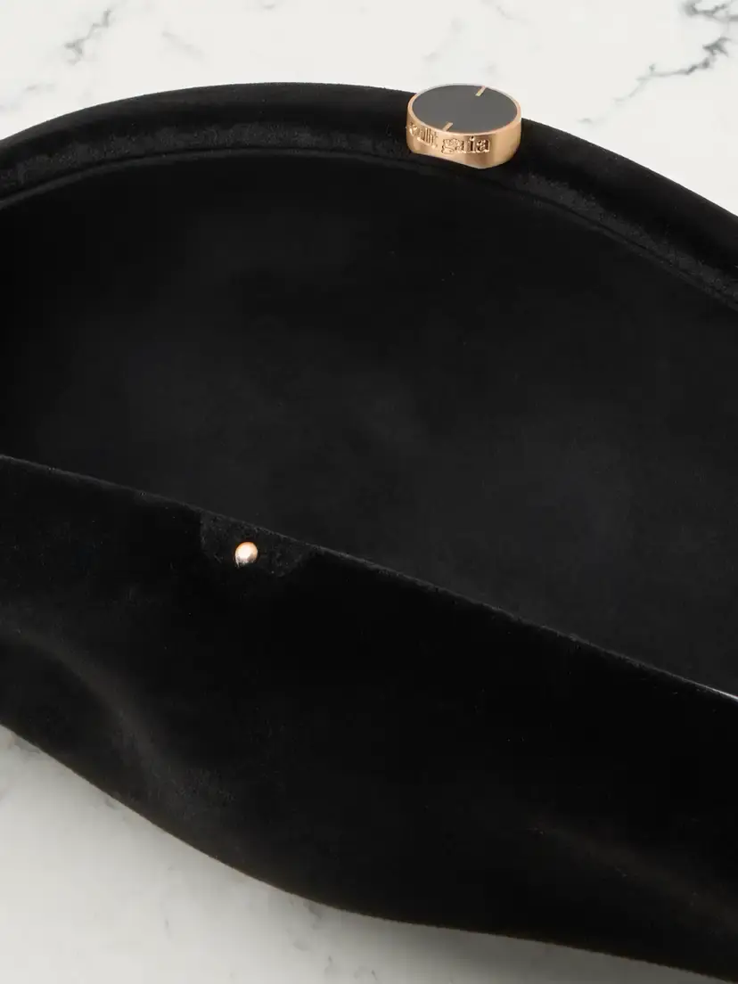 Cult Gaia The Caldera Velvet Clutch | Thumbnail 5 Cult Gaia The Caldera Velvet Clutch | Thumbnail 5
