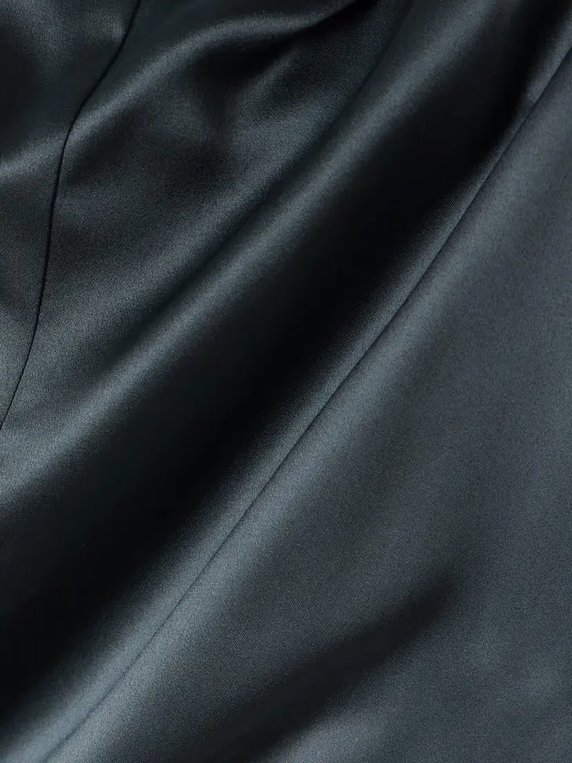 Tove Sabi Gathered Silk-satin And -chiffon Gown | Thumbnail 4