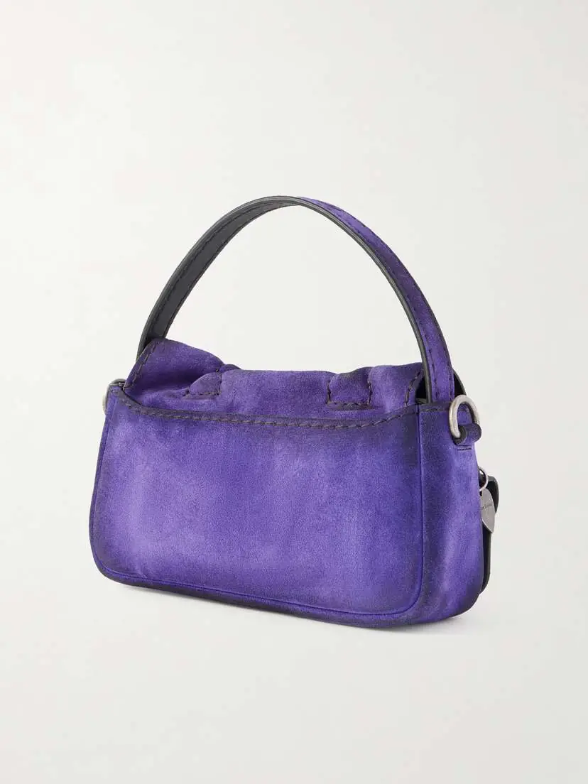 Acne Studios Micro Distressed Suede Shoulder Bag | Thumbnail 4 Acne Studios Micro Distressed Suede Shoulder Bag | Thumbnail 4