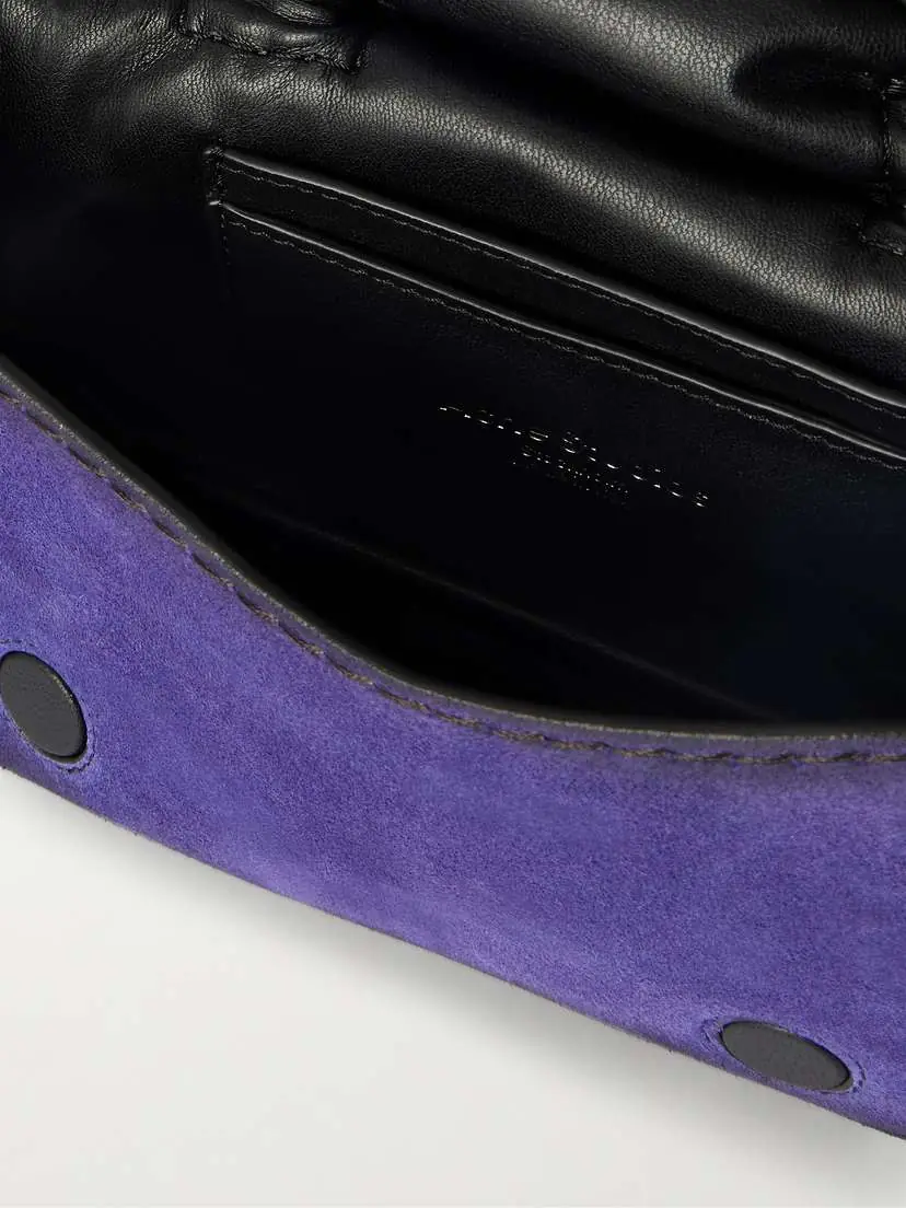 Acne Studios Micro Distressed Suede Shoulder Bag | Thumbnail 6 Acne Studios Micro Distressed Suede Shoulder Bag | Thumbnail 6