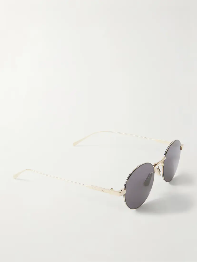 CELINE Eyewear Oro Round-frame Gold-tone Sunglasses | Thumbnail 3 CELINE Eyewear Oro Round-frame Gold-tone Sunglasses | Thumbnail 3